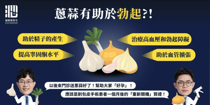 蔥蒜竟是「葷的」？泌尿醫師揭可提升「想要的感覺」